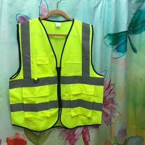 Safety Vest High Visibility Women Men ANSI Standards × 2